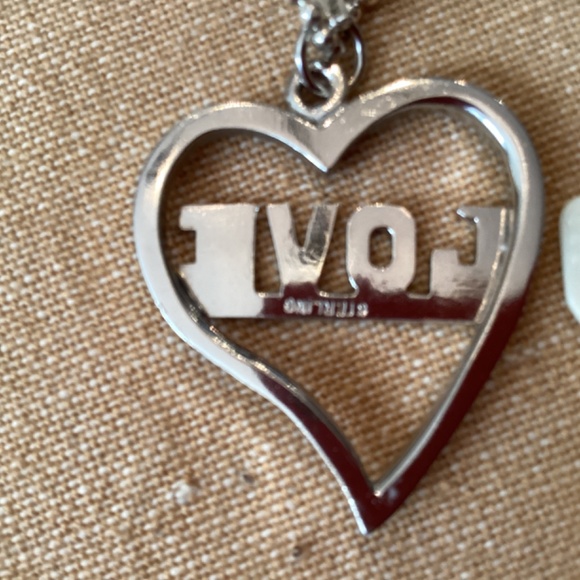 925 BGE Love Heart Necklace Sterling Silver - Picture 3 of 5